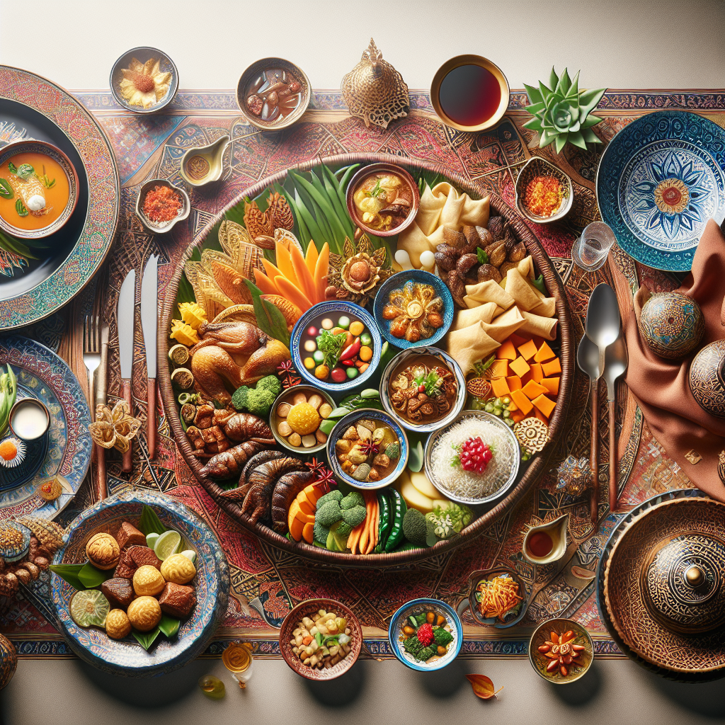 Keindahan Poster Makanan Tradisional Indonesia yang Menggugah Selera